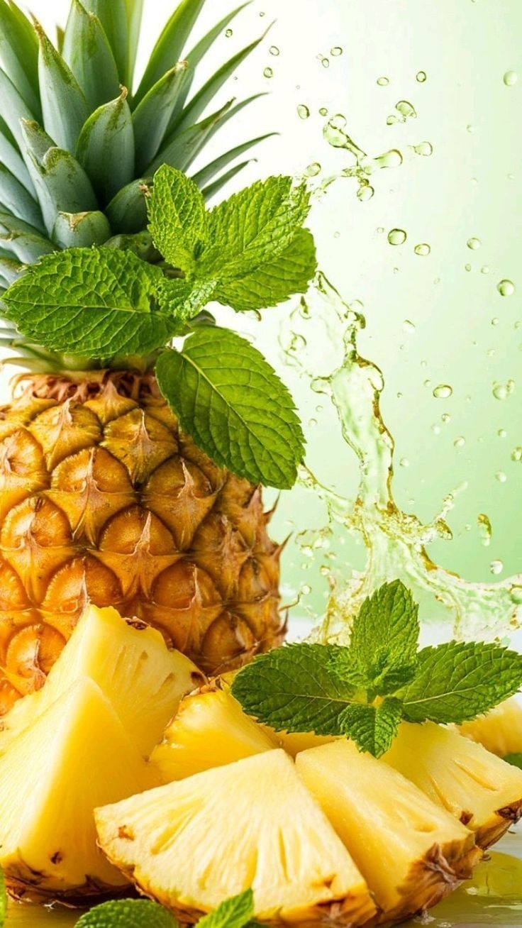 Fresh pineapples