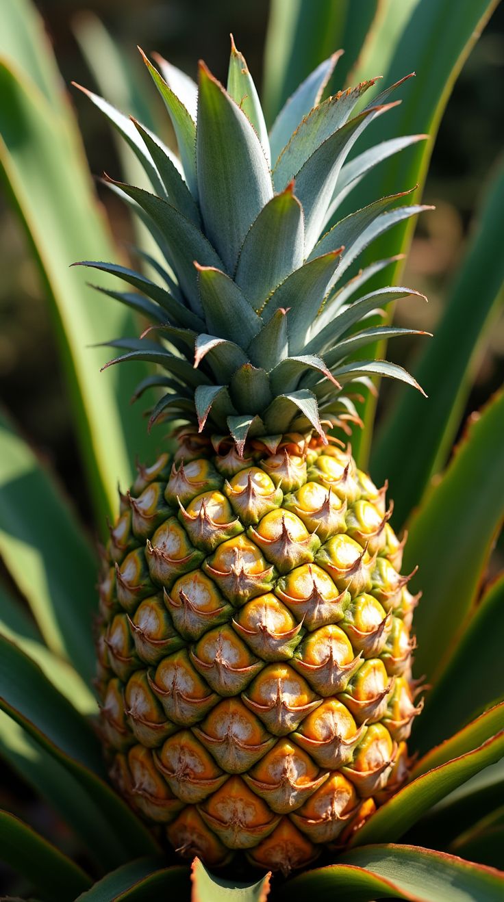 Fresh pineapples